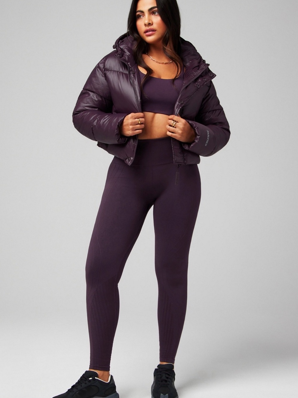 Fabletics - Essential Cropped Hooded Puffer